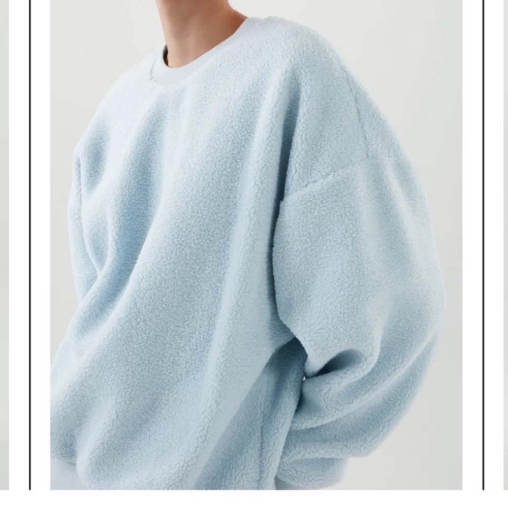 COS Light Blue Crew Neck Sweater
